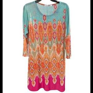 646 Main boho dress 1XL – 2XL
